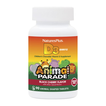 Nature's Plus Source of Life Animal Parade Vitamin D3 Sugar Free - B00B8Z84CC