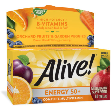 Nature's Way Alive! Energy 50+ Multivitamin-Multimineral For Adults 50+ - B003QCPYJQ