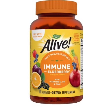 Nature's Way Alive! Immune Gummies - B00MJ7QAKG
