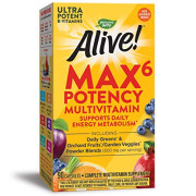 Nature's Way Alive! Max6 Daily Multi-Vitamin No Added Iron - B00CQ815EO