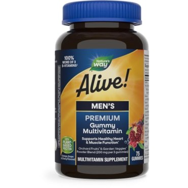 Nature's Way Alive! Men's Gummy Vitamins - B00BDC2QGU