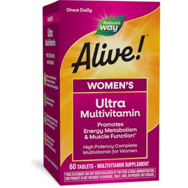 Nature's Way Alive! Once Daily Women's Ultra Potency Multi-Vitamin - B003UEKH92