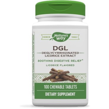 Nature's Way DGL Deglycyrrhizinated Licorice Extract - B003DI98D6