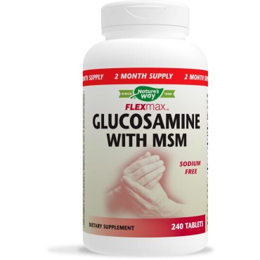 Nature's Way Flexmax Glucosamine with MSM Sodium Free - B000QUIXEO