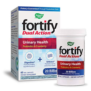 Nature's Way Fortify Dual Action Urinary Health 20 Billion - B079NG3188