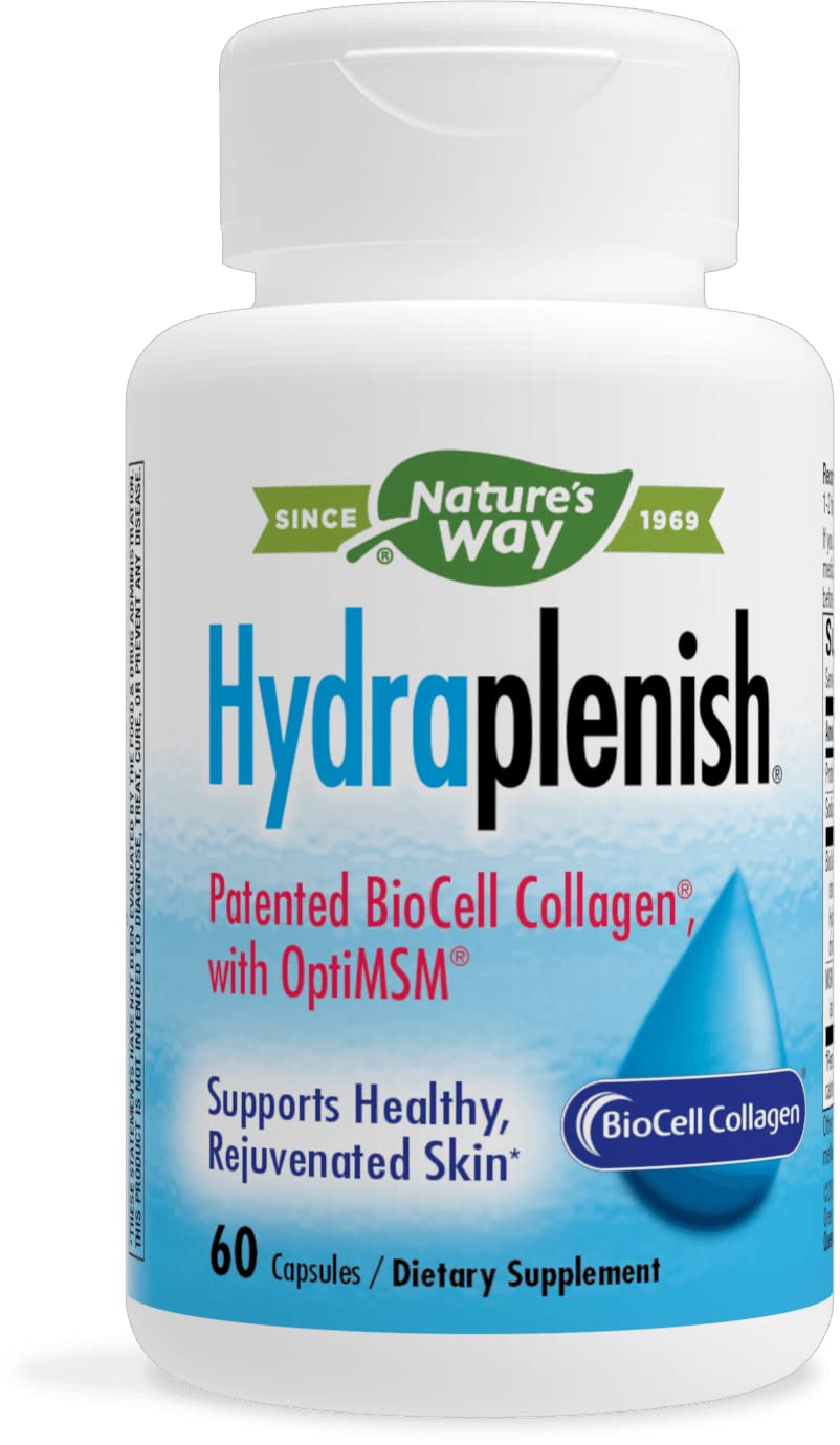 Nature's Way Hydraplenish Patented BioCell Collagen with MSM