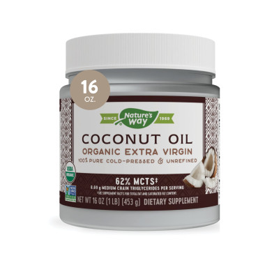 Nature's Way Organic Coconut Oil Extra Virgin - B003B3OOPA