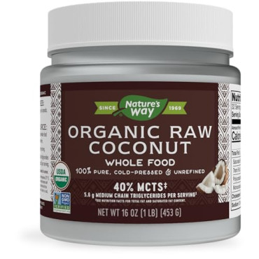 Nature's Way Organic Raw Coconut Whole Food - B00EQXK4HQ