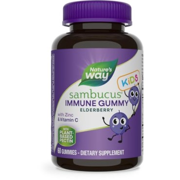 Nature's Way Sambucus Gummies for Kids Standardized Elderberry - B07C9K1DJ6