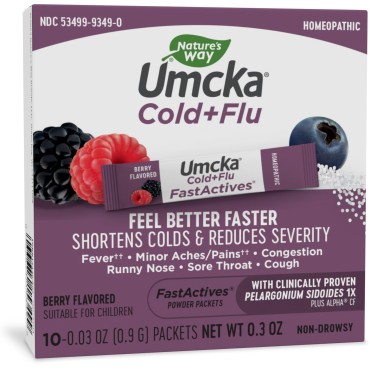 Nature's Way Umcka Fast Actives Cold + Flu Relief Non-Drowsy - B001JH7WUO