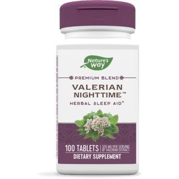 Nature's Way Valerian Nighttime Herbal Sleep Aid Odor Free - B000QUKVLC