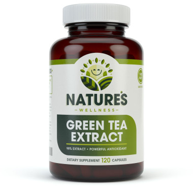 Natures Wellness EGCG Green Tea Extract Capsules - B01GOXEAZM