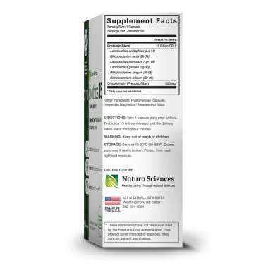 Naturo Sciences Probiotics 15 - B00Z8D0E5U