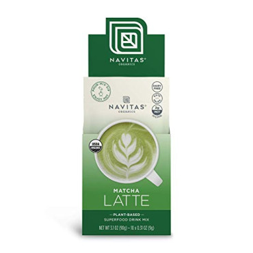 Navitas Organics Latte Superfood Drink Mix Matcha - B07S57ZKH3