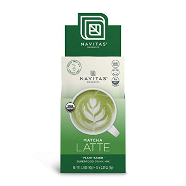 Navitas Organics Latte Superfood Drink Mix Matcha - B07S57ZKH3