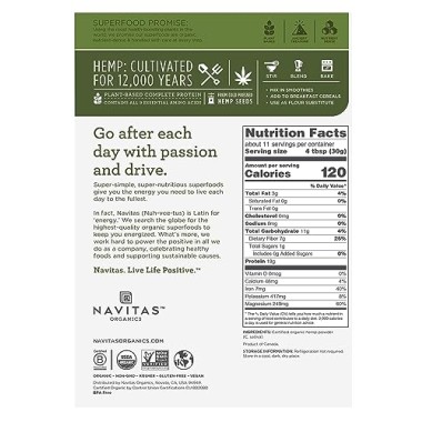 Navitas Organics Organic Hemp Powder - B005P0IPSO