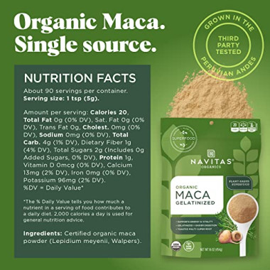Navitas Organics Organic Maca Gelatinized - B004KPMKWC