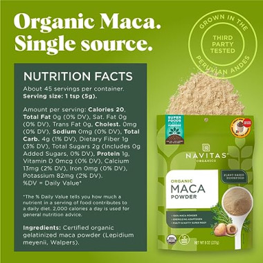 Navitas Organics Organic Maca Powder - B00KAVWV8I