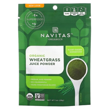 Navitas Organics Organic Wheatgrass Juice Powder - B0711BDFY6