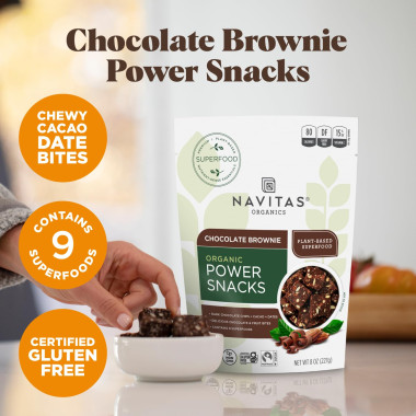 Navitas Organics Power Snacks Chocolate Cacao - B07VPLV4GK