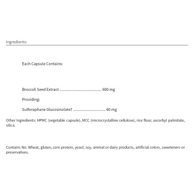 Neuro Biologix Sulforaphane Glucosinolate Extra Strength - B013VV8ONY