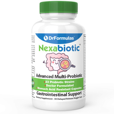 DrFormulas Nexabiotic Advanced Multi Probiotics and Prebiotics for Women & Men - B01IMGUEFE