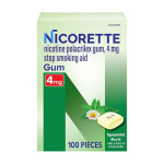 Nicorette Gum Stop Smoking Aid