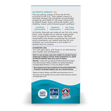 Nordic Naturals Ultimate Omega D3 - B002CQU550