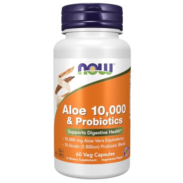 Now Foods Aloe 10,000 & Probiotics - B00W3XJ0U8