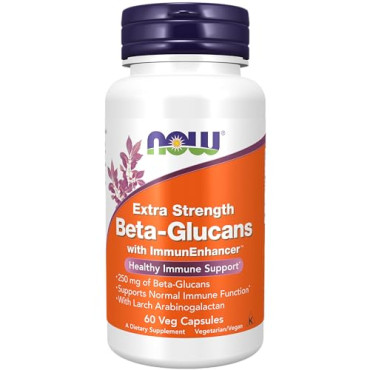 Now Foods Beta-Glucans With ImmunEnhancer - B005P0VTDW