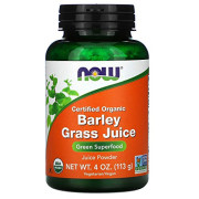 Now Foods Certified Organic Barley Grass Juice - B000YE9CRO