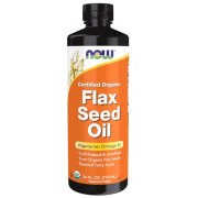 Now Foods Certified Organic Flax Seed Oil - B0013OUOQW