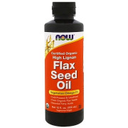 Now Foods Certified Organic High Lignan Flax Seed Oil - B006I7JLDG