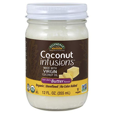 Now Foods Ellyndale Naturals Coconut Infusions Non-Dairy Butter Flavor - B00UWRRYJ6