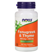 Now Foods Fenugreek & Thyme - B001F0R8F4