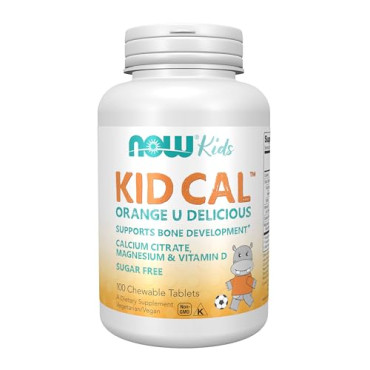 Now Foods Kid Cal Tart Orange Calcium Citrate, Magnesium & Vitamin D - B000RGC1D6
