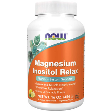 Now Foods Magnesium Inositol Relax Lemonade - B06XX9J6NH