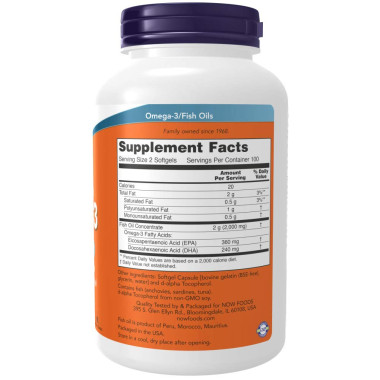 Now Foods Omega-3 180 EPA/120 DHA - B000638P2G
