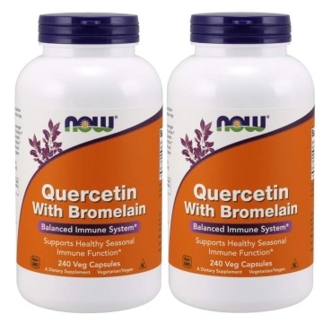 Now Foods Quercetin with Bromelain - B00LCA746K