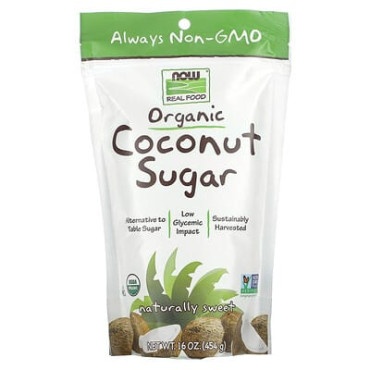 Now Foods Real Food Organic Coconut Sugar - 