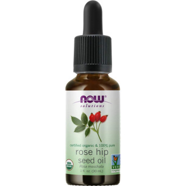 Now Foods Solutions Certified Organic Rose Hip Seed Oil - B00JVLY1UE