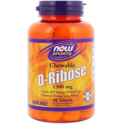 Now Foods Sports D-Ribose Chewable Natural Orange Juice Flavor - B000P7JTAU