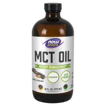 Now Foods Sports MCT Oil Vanilla Hazelnut - B01J1VGRBE