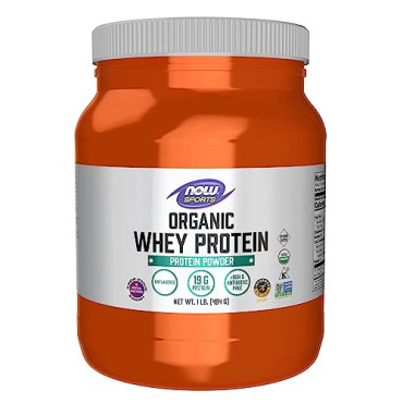 Now Foods Sports Organic Whey Protein Natural Unflavored - B004AC06FS