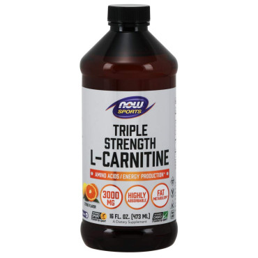 Now Foods Sports Triple Strength L-Carnitine Liquid Citrus Flavor - B0019LVGPW