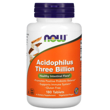 Now Foods Stabilized Acidophilus Three Billion - B0014M583C