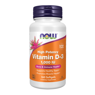 NOW Foods Vitamin D3 - B0025P0ZEY