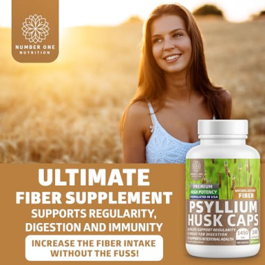 Number One Nutrition Psyllium Husk Helps Support Regularity - B07VMT6XJF