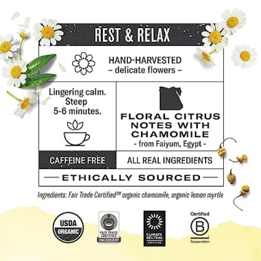 Numi Organic Herbal Chamomile Tea - B003ULL8HA