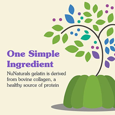 NuNaturals Gelicious Unflavored Gelatin - B01IE65OI4